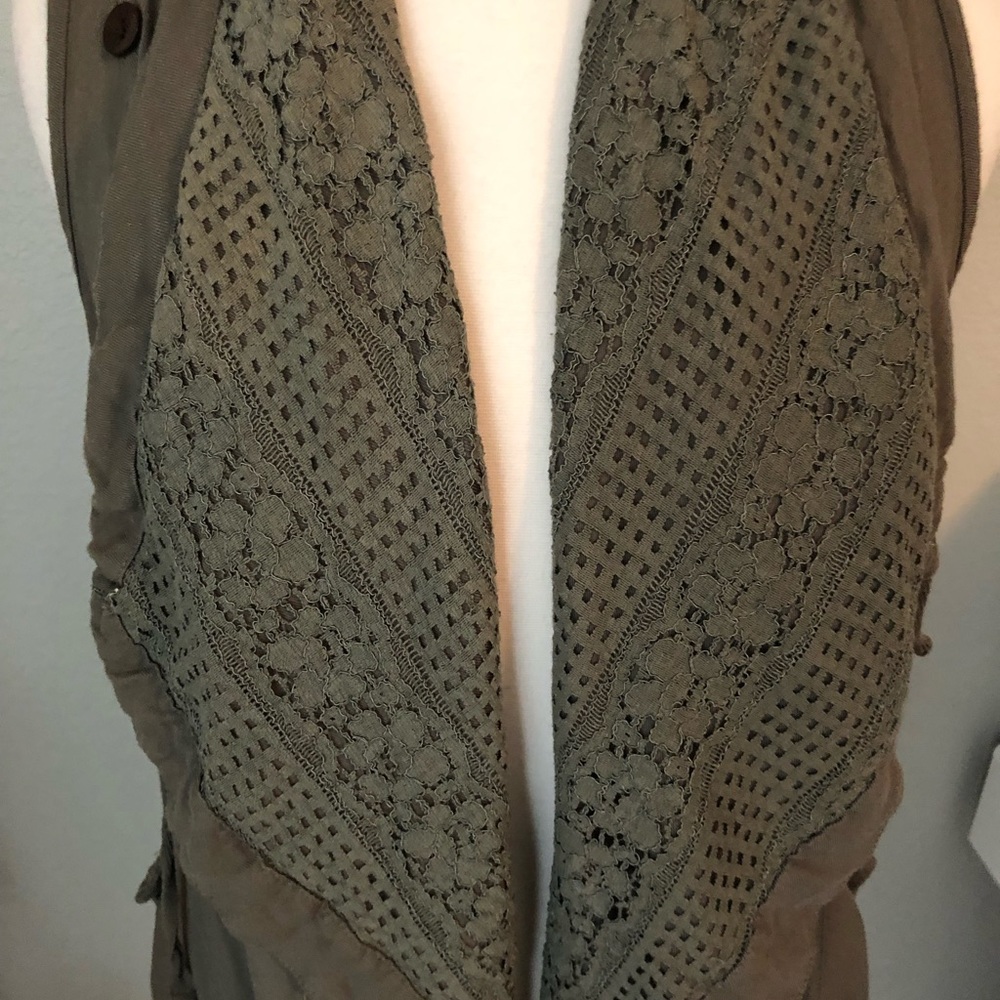 😍Francescas Miami Oversized Military Coat/Vest - Picture 4 of 8